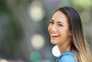 Woman smiling in Arlington   