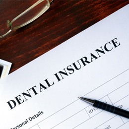 dental insurance form on table   